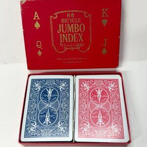 Vintage 88 Bicycle Jumbo Index Double Deck Playing Cards